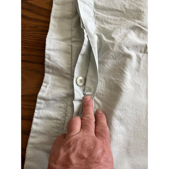 Set of two floral striped pillow shams 23”x28” - Picture 3 of 5